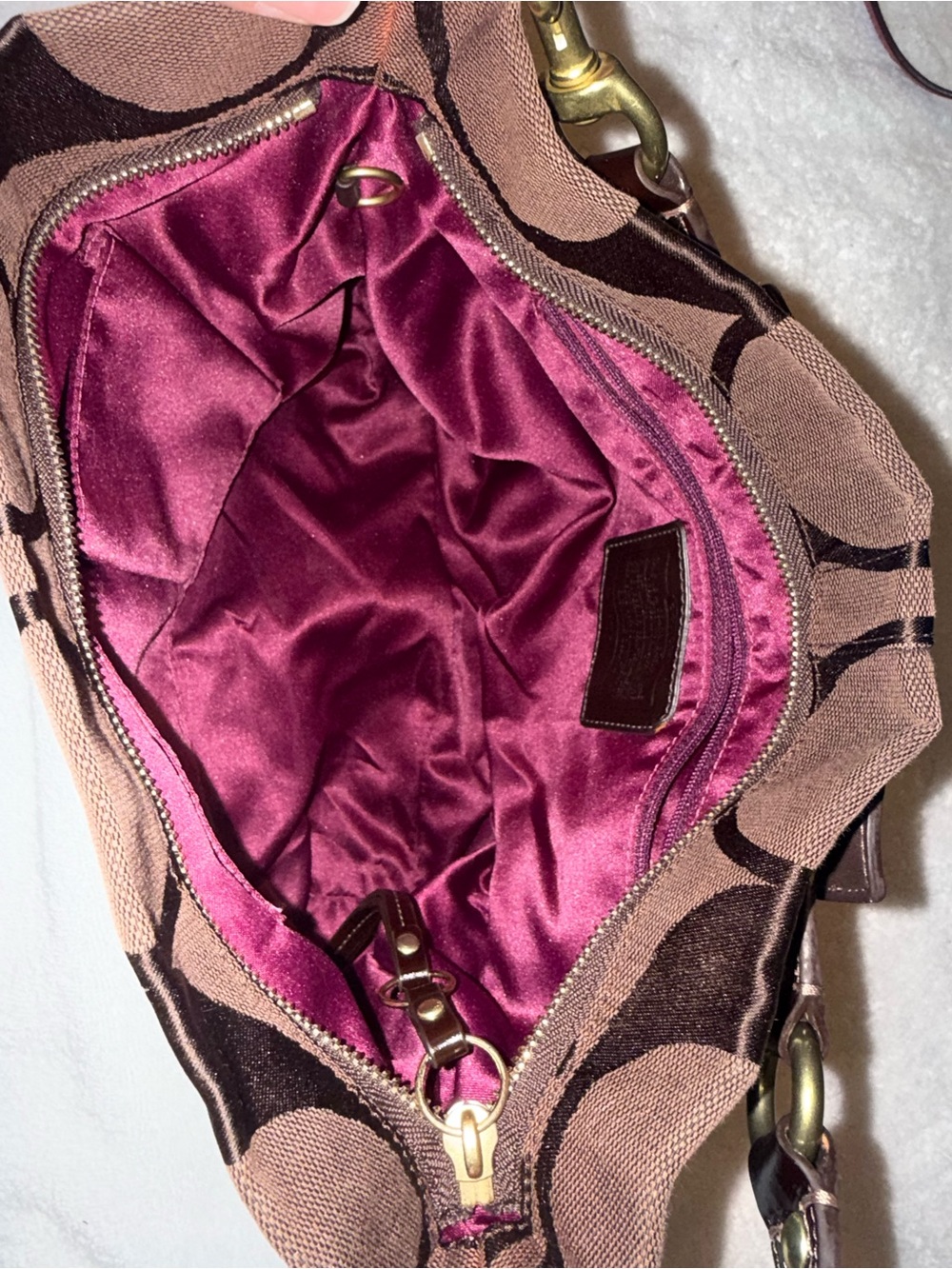 Coach brown Carly hobo bag - Picture 11 of 14